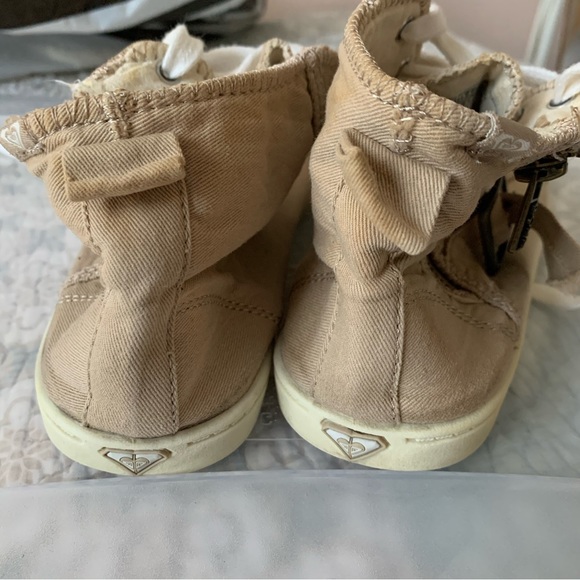 Roxy Stowaway Hi-Top Sneakers with Side Zip & Buckle Women's Size 7 - Picture 6 of 11